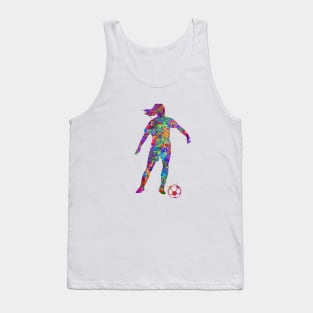 Soccer player girl Tank Top